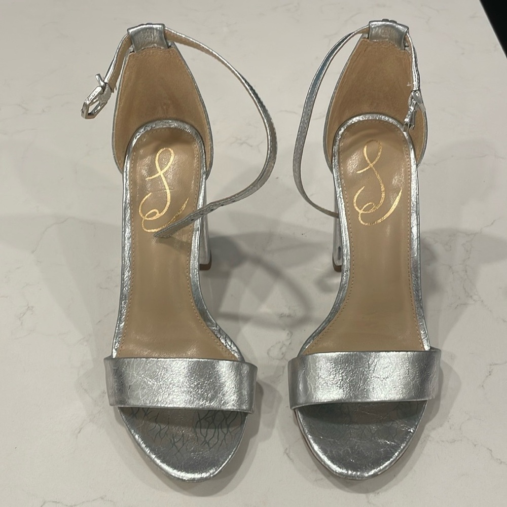 Silver 4” Heels